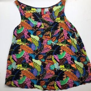 Divided By H&M Size 4 Tank Top Loose Flowy Pocket Cropped